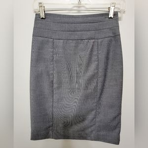H&M grey and black pencil skirt